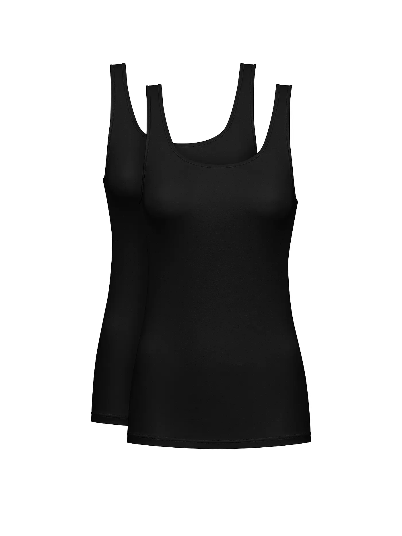 MEY | Unterhemd 2er Pkg. schwarz | 